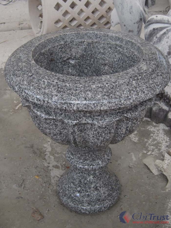 Stone Flower Pot 02